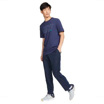 NIKE DRI-FIT MENS WOVEN TEAM TRAINING PANTS NAVY