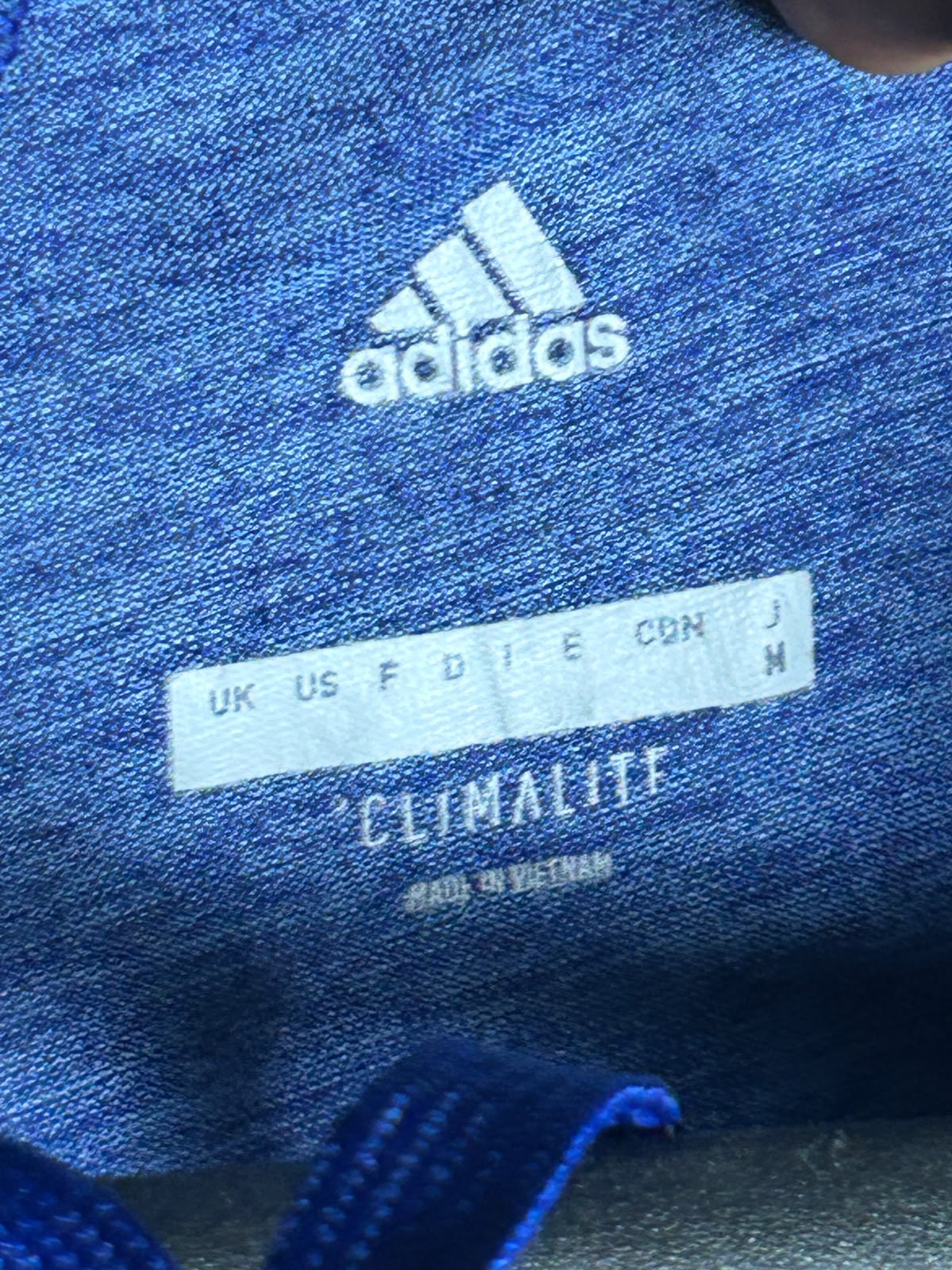 Adidas Blue Climalite - Medium