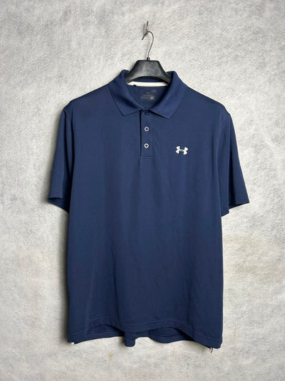 Under Armour Blue Polo - Large
