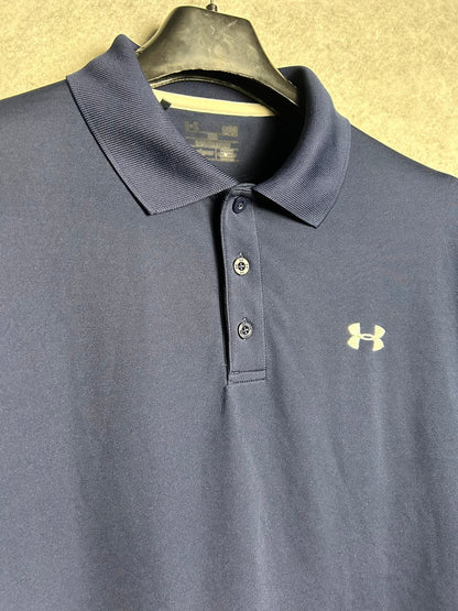 Under Armour Blue Polo - Large