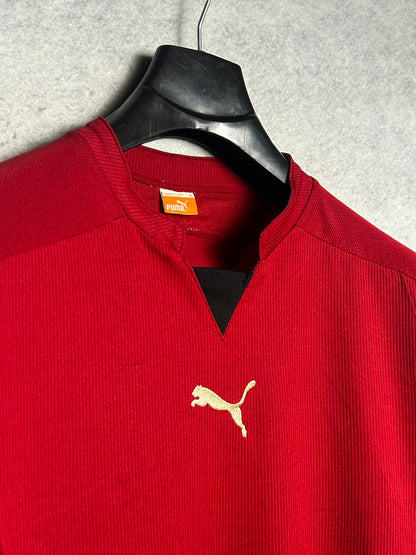 Puma Sport Life style Red V Neck - Medium