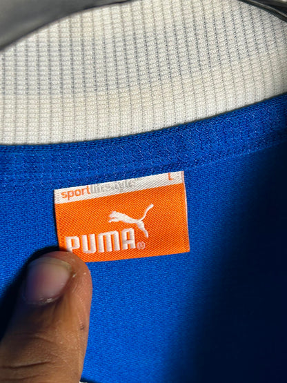 Puma Blue V Neck - Large