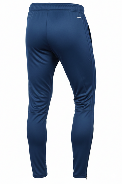 Adidas Men Sereno 3S Tapered Fleece Pants Navy Run Athletic Jogger Pant H28898