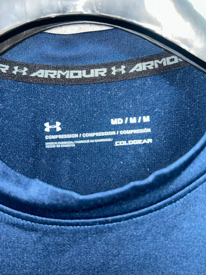 Under Armour Cold Gear Blue Full Sleeves - Medium