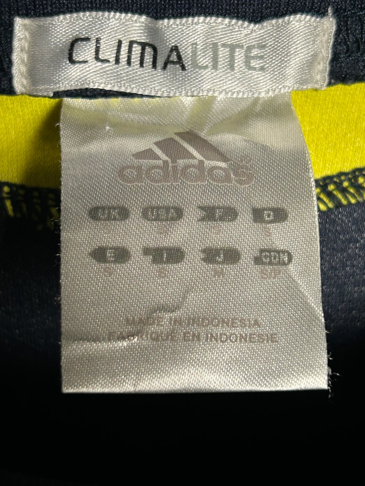 Adidas Blue And Yellow Climalite Round Neck - Nedium