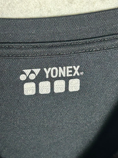 Yonex Black Round Neck - Medium
