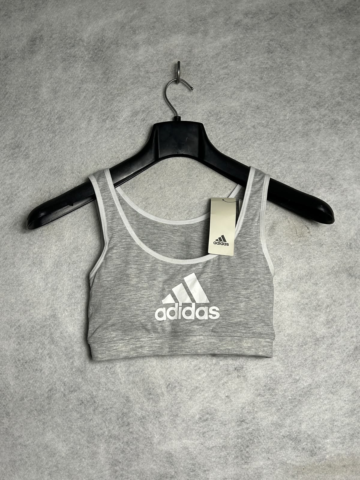 Adidas Grey Sports Bra - Large