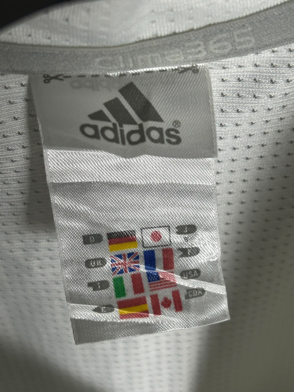 Adidas Half Zip White - Small