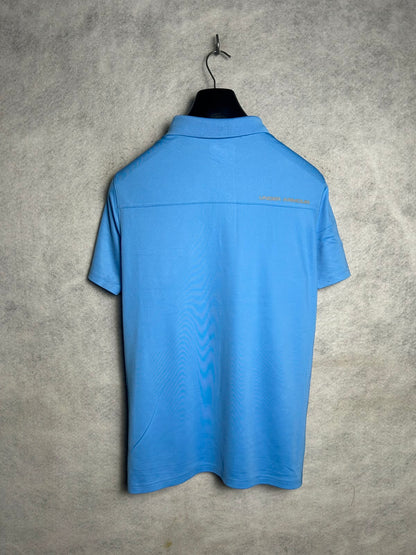 Under Armour Heat Gear Blue Polo - YXL