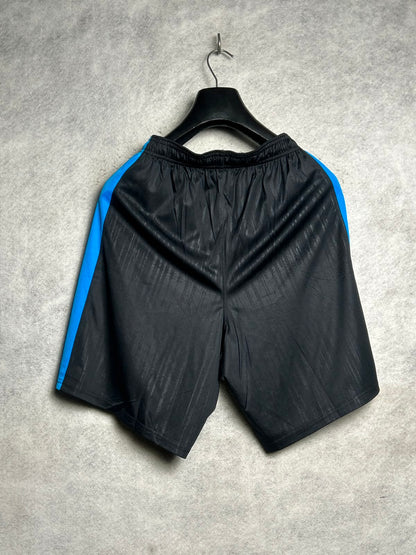 Under Armour Black With Blue Strip - Small