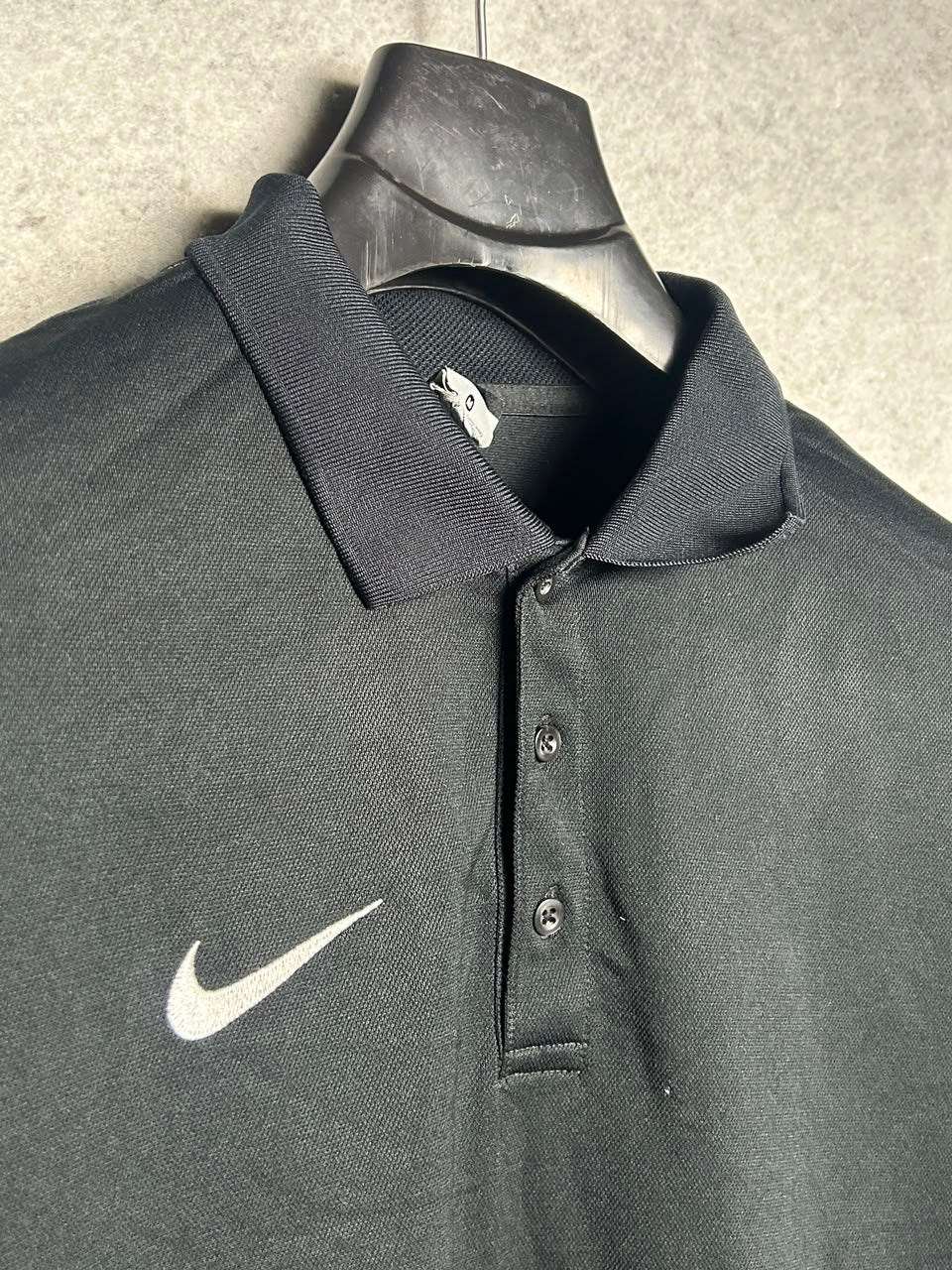 Nike Dri Fit Black Polo - Medium