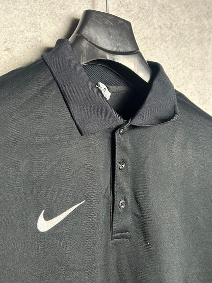 Nike Dri Fit Black Polo - Medium