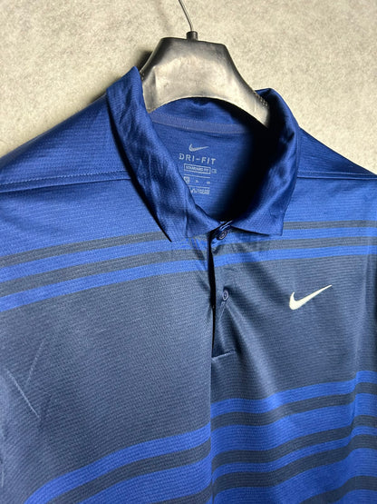 Nike Dri Fit Polo Blue - XL