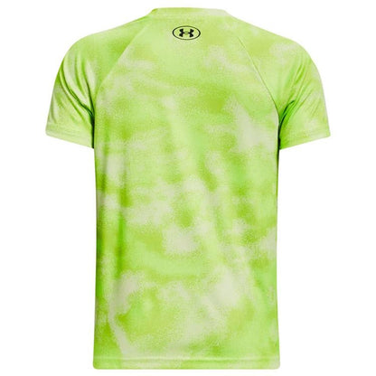 Under Armour UA Tech Short Sleeve T-Shirt (All-Over Print, Big Logo) 1363278-370 Junior