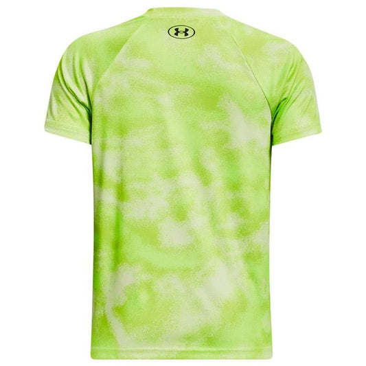 Under Armour UA Tech Short Sleeve T-Shirt (All-Over Print, Big Logo) 1363278-370 Junior