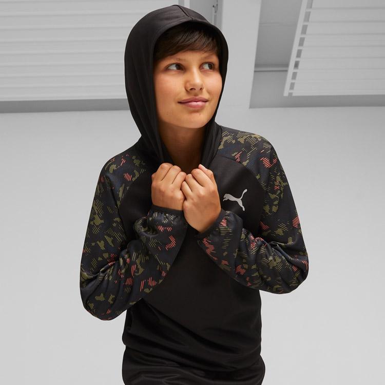 Puma Active Sports Poly Hoodie Junior