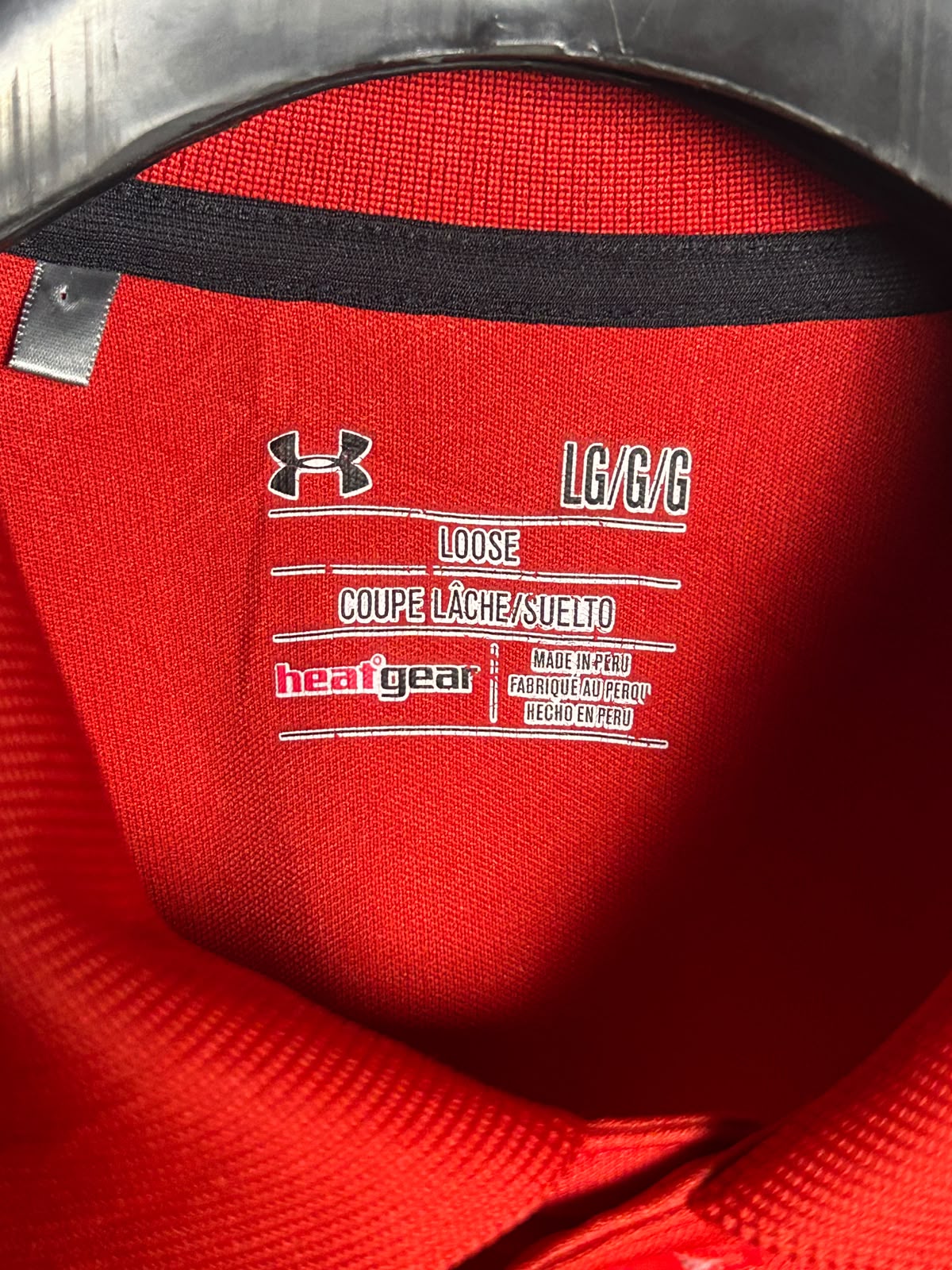 Under Armour Heat Gear Polo Red - Large