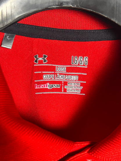 Under Armour Heat Gear Polo Red - Large