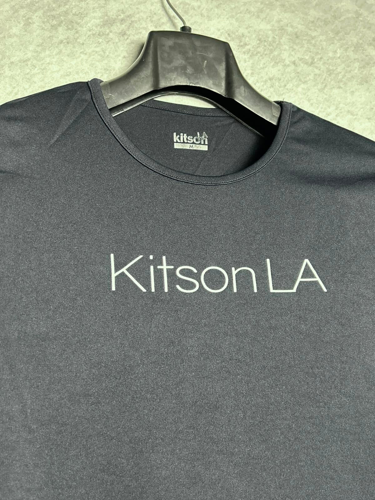 KitsonLA Black Round Neck - Medium