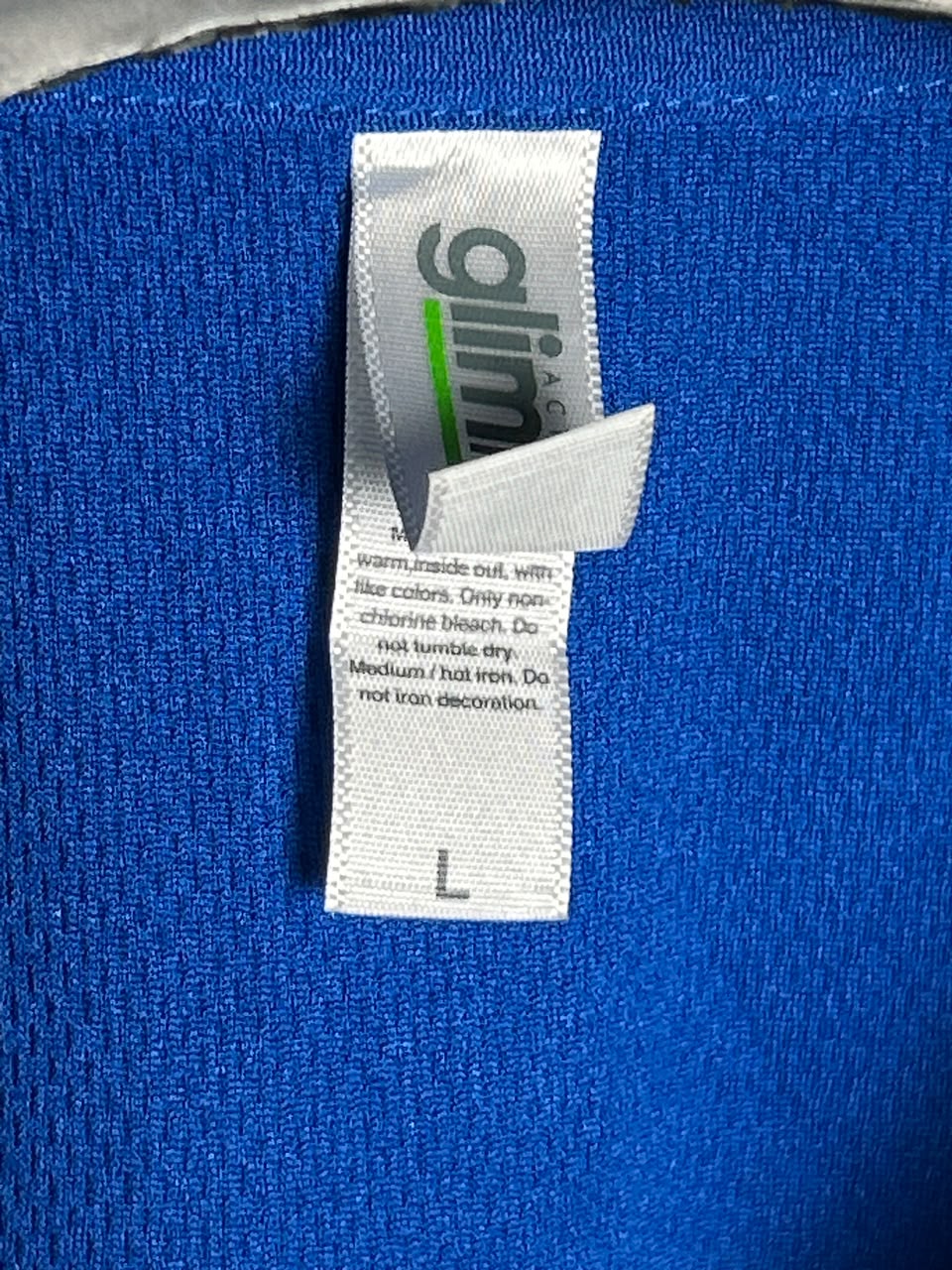 Champion Blue V Neck - Large