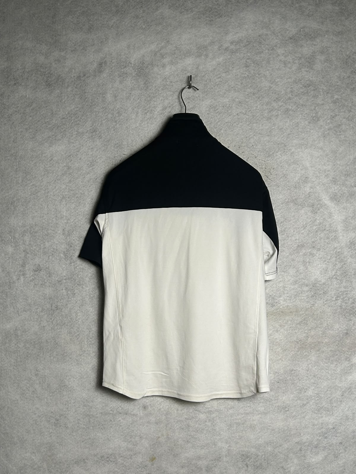 Fila Black And White Half Zip - Large