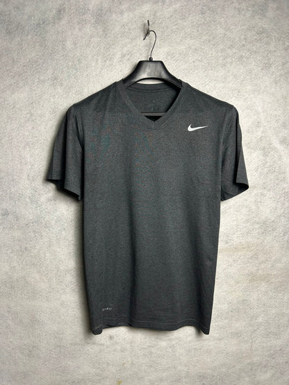 Nike Grey Dri Fit Round Neck - Large