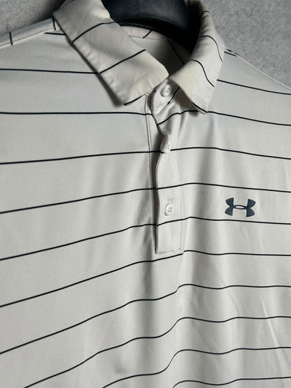 Under Armour White Polo - Large