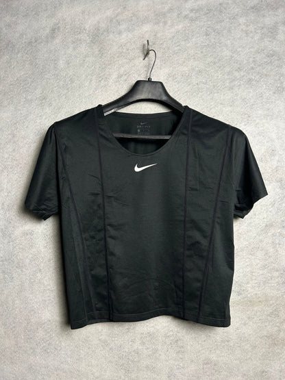 Nike Dri Fit Black Round Neck - Small