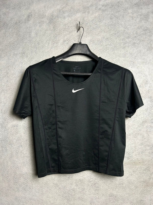 Nike Dri Fit Black Round Neck - Small