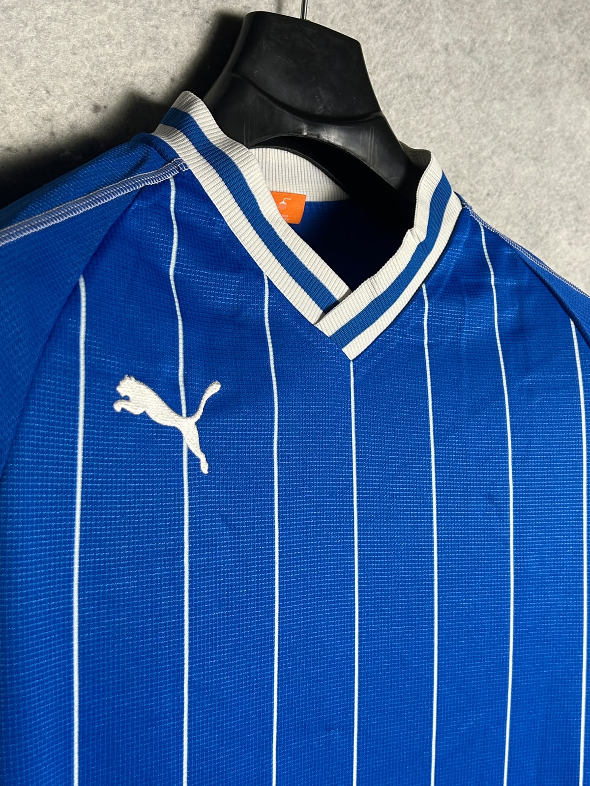 Puma Blue V Neck - Large