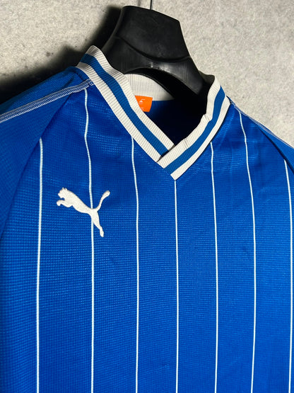 Puma Blue V Neck - Large