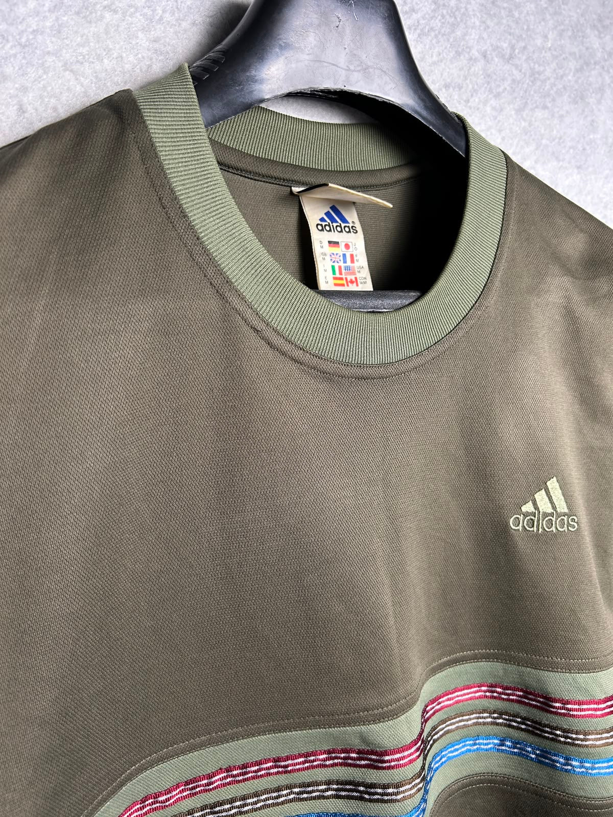 Adidas Brown Round Neck - Medium