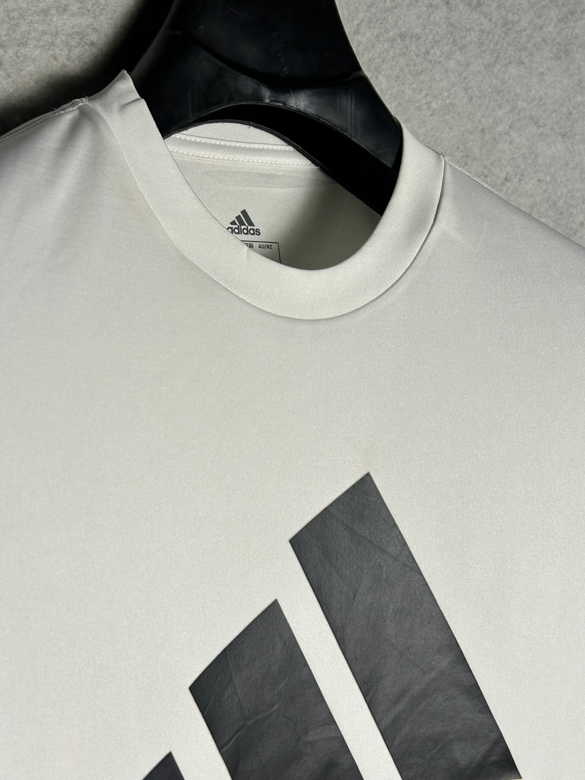 Adidas Big Logo White Full Sleeves - Small