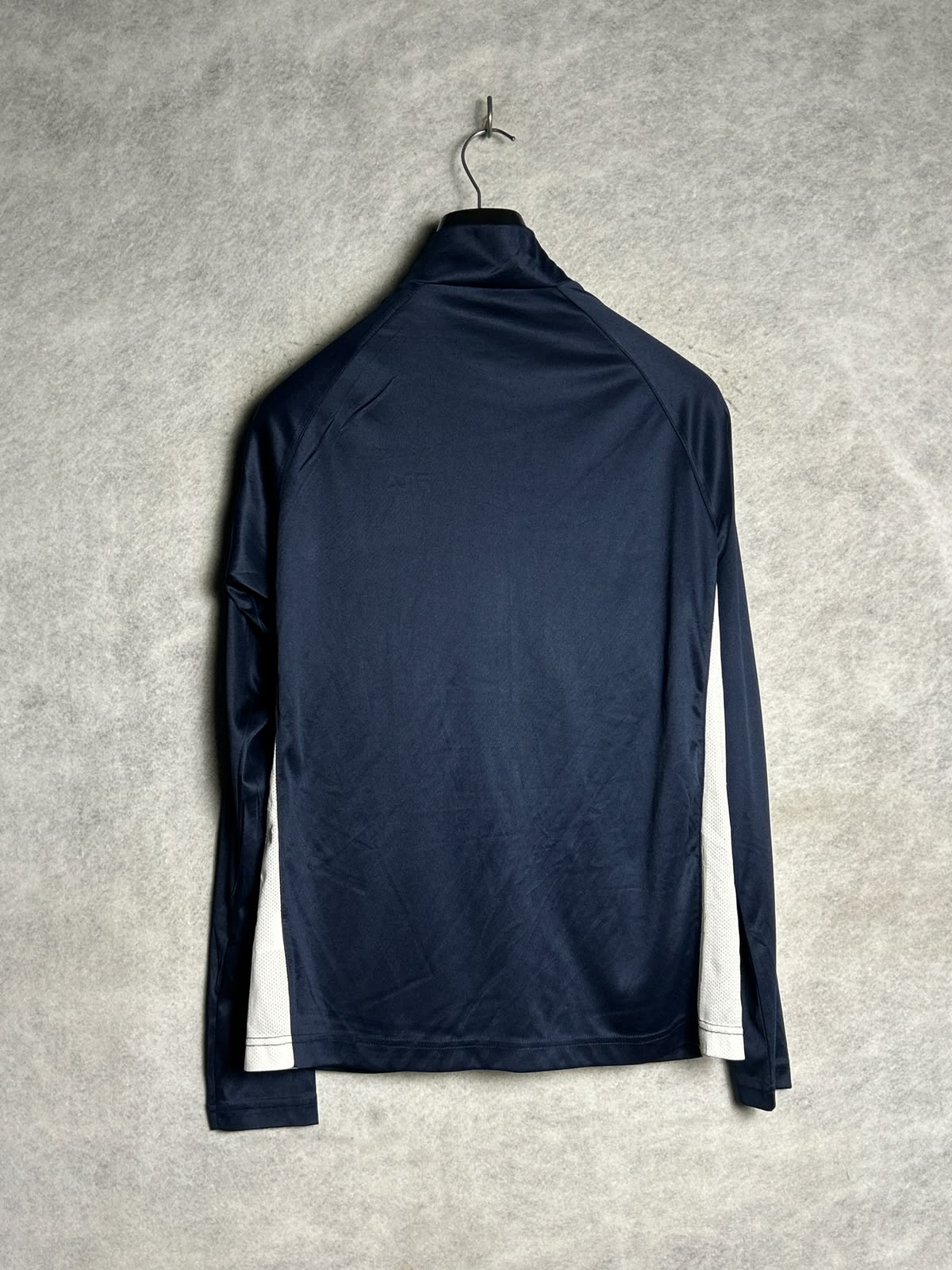Fila Blue Full Sleeves Zip Upper - Large