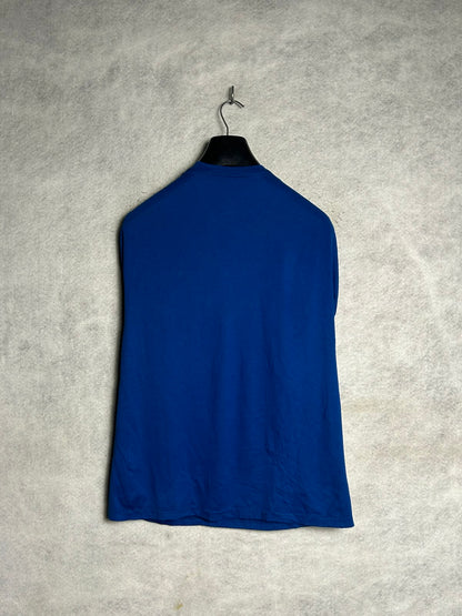 The Nike Tee Big Logo Dri Fit Blue Round Neck - Medium