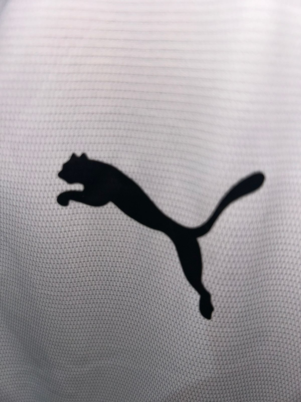 Puma White V Neck Tanktop - Large