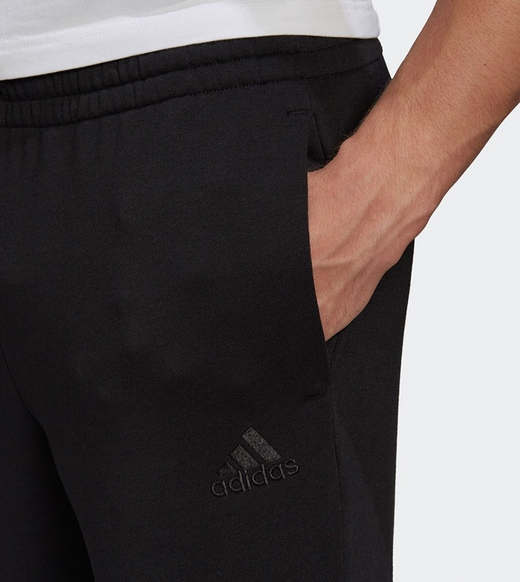 Adidas Essentials French Terry Tapered Cuff Logo Pants
