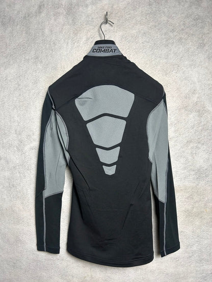 Nike Pro Combat Dri Fit Mock Neck Full Sleeves - XXL