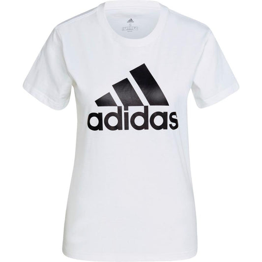 Adidas Essentials Logo Short Sleeve T-Shirt, Women's, Heavyweight Cotton, 46361 GL0649